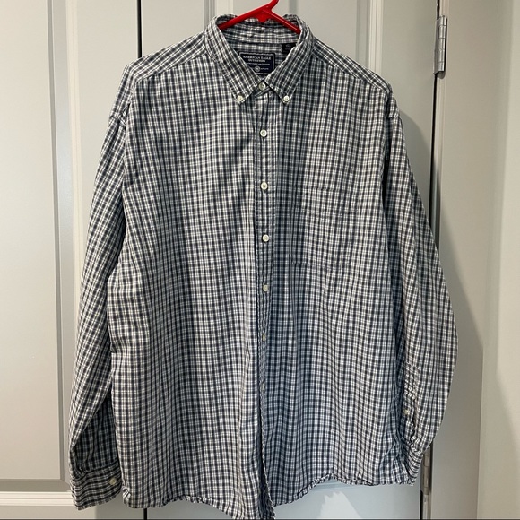 American Eagle Men’s Long Sleeve Shirt Button Up Plaid Gently Worn XL - Picture 3 of 6